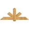 Ekena Millwork Kennewick Rough Sawn Timber Gable Bracket, Western Red Cedar, 60"W x 25"H x 2"D x 6"F, 10/12 Pitch GBW060X25X0206KEN00RWR - alternate 1